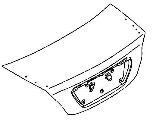 Ремонт, покраска и замена Крышки багажника на Мицубиси Лансер 9